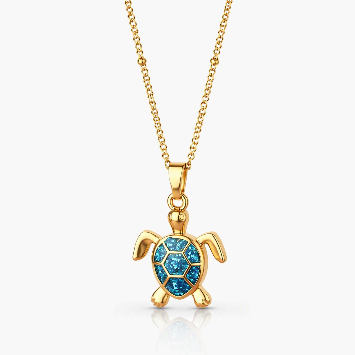 Cute Turtle Pendant Necklace