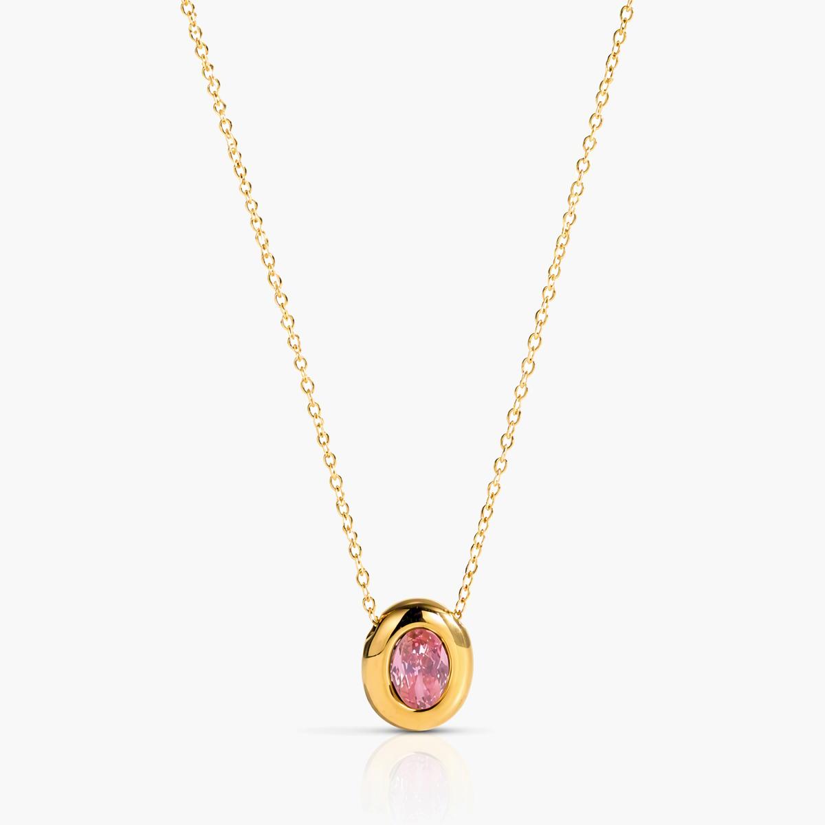 Dainty Stone Pendant Necklace