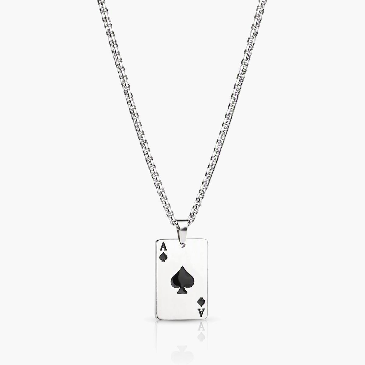 Ace Card Pendant Necklace