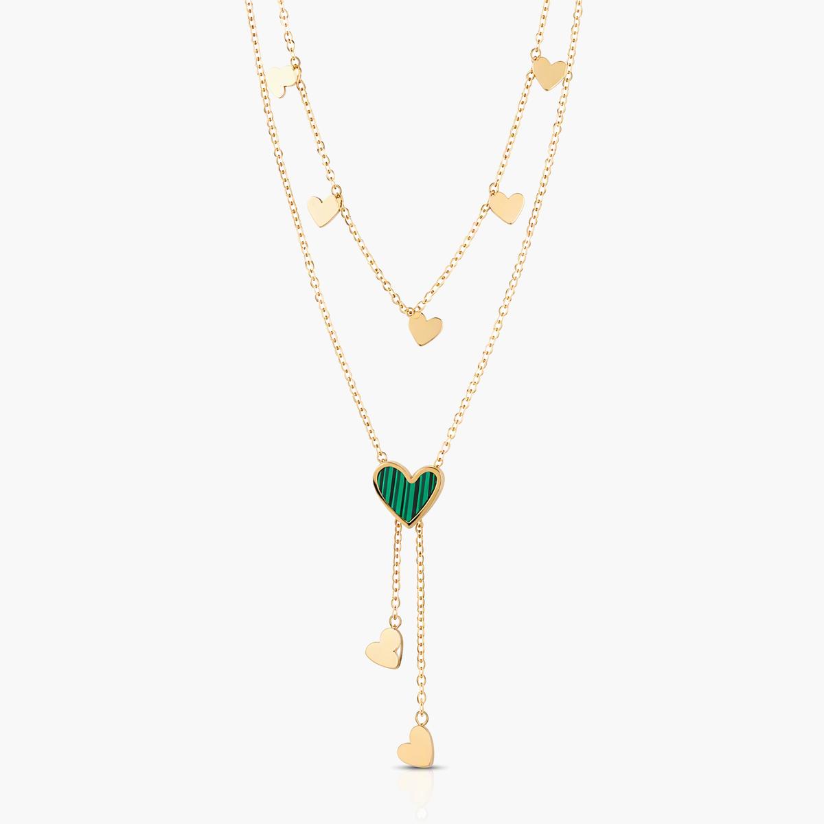 Dainty Multi-Layer Heart Necklace