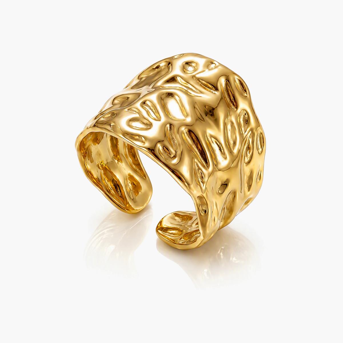 Trendy Floral Cluster Ring