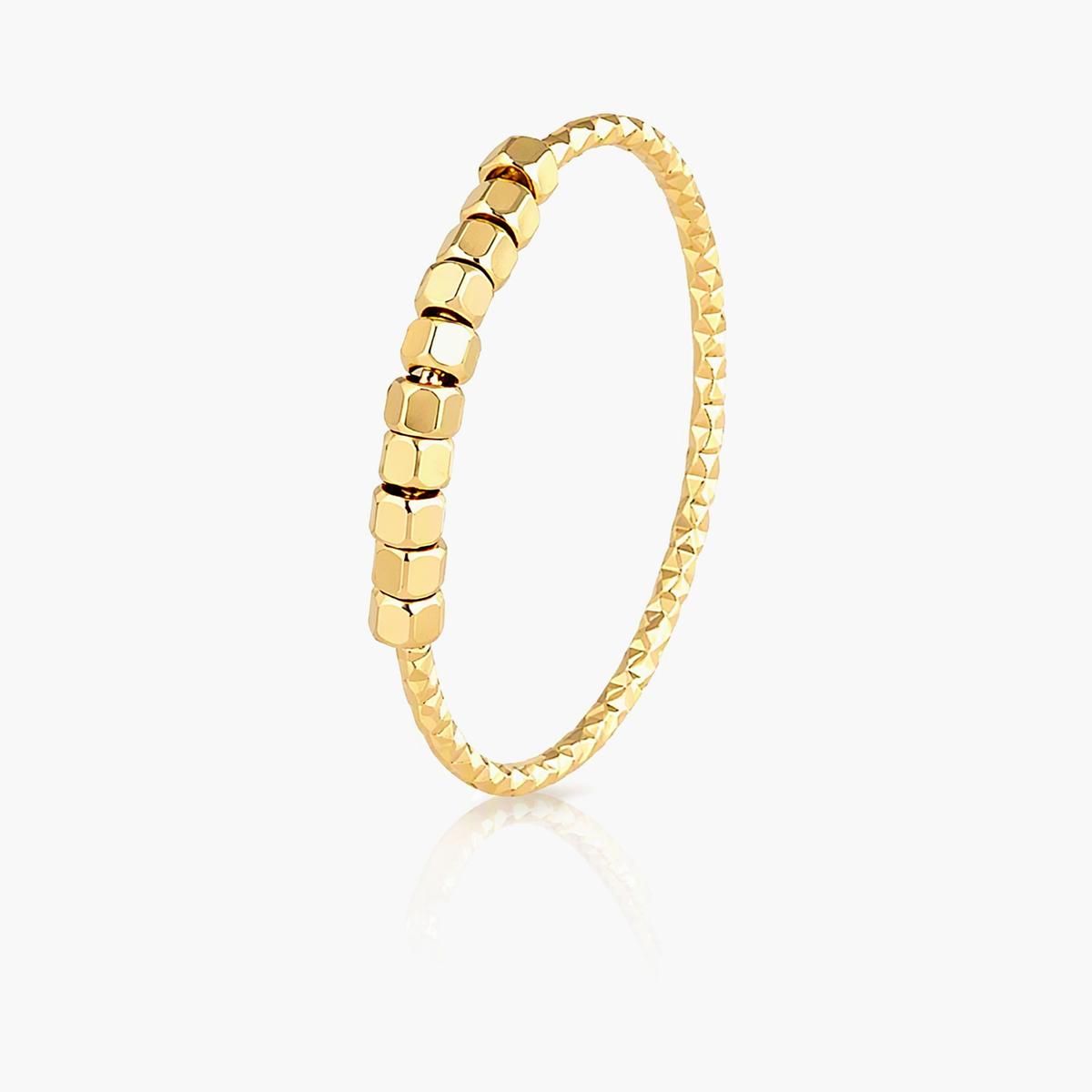 Dainty Beaded Band Ring