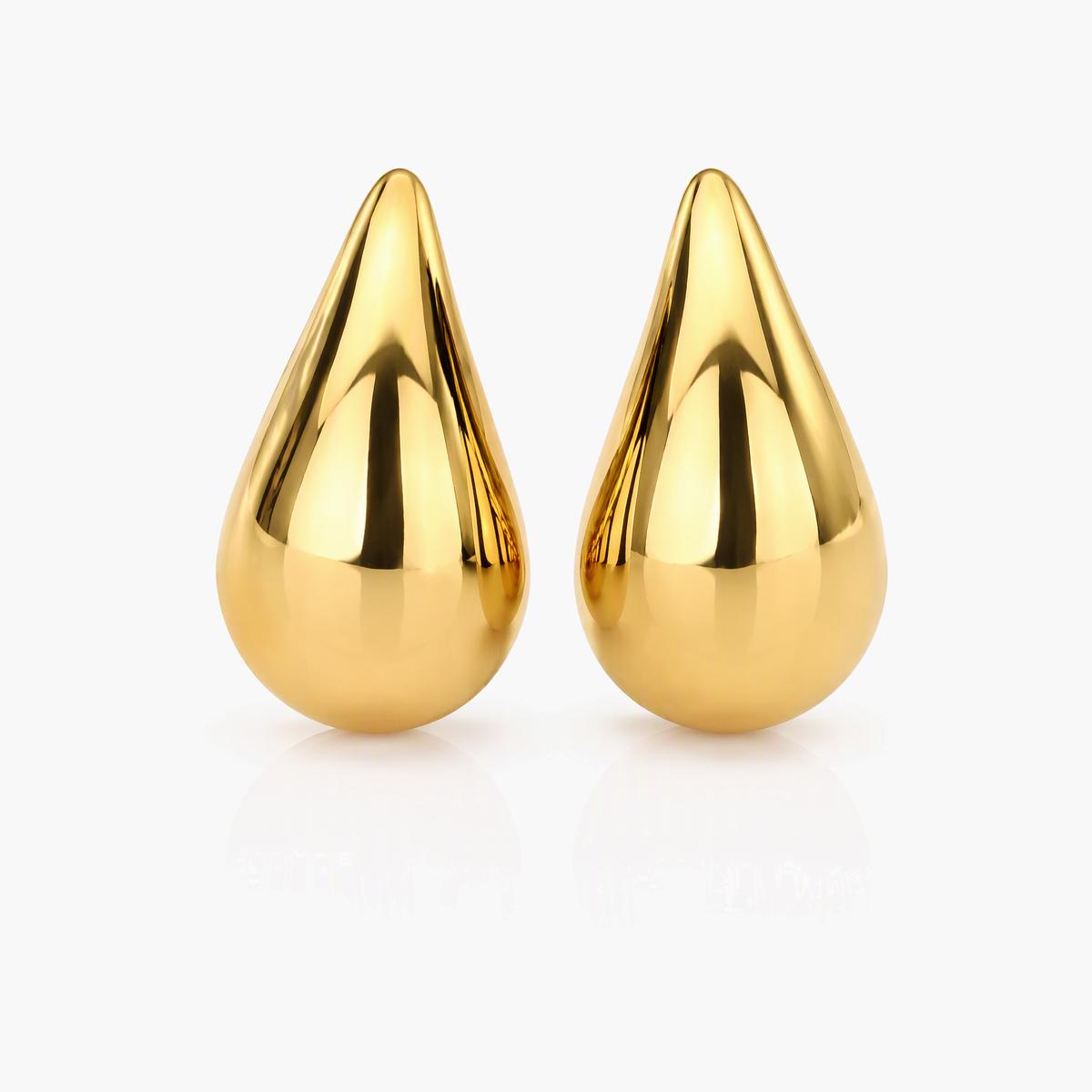 Minimalist Teardrop Stud Earrings