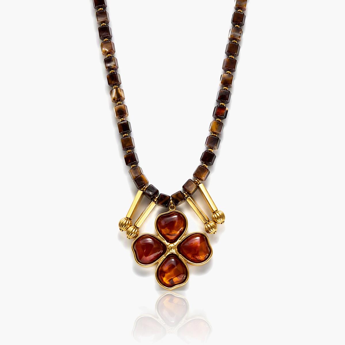 Vintage Four-Leaf Clover Necklace