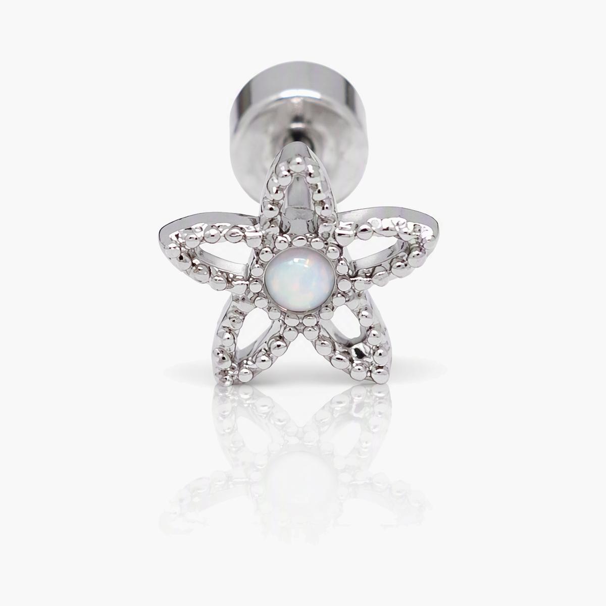Cute Flower Star Witch Hat Stud Earrings
