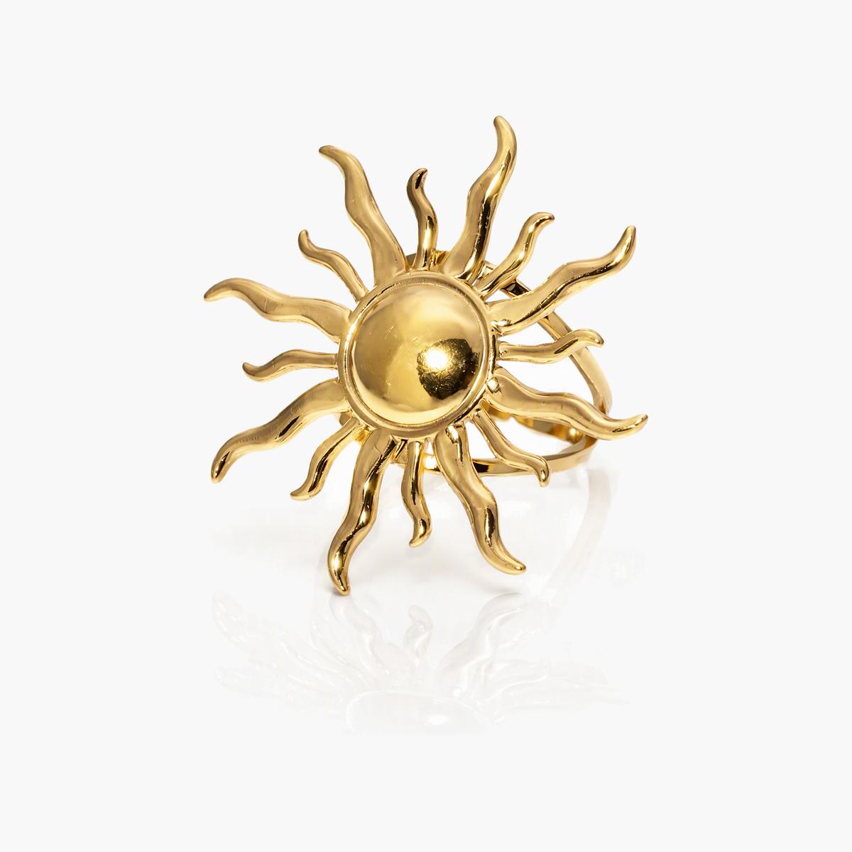 Trendy Sunburst Ring