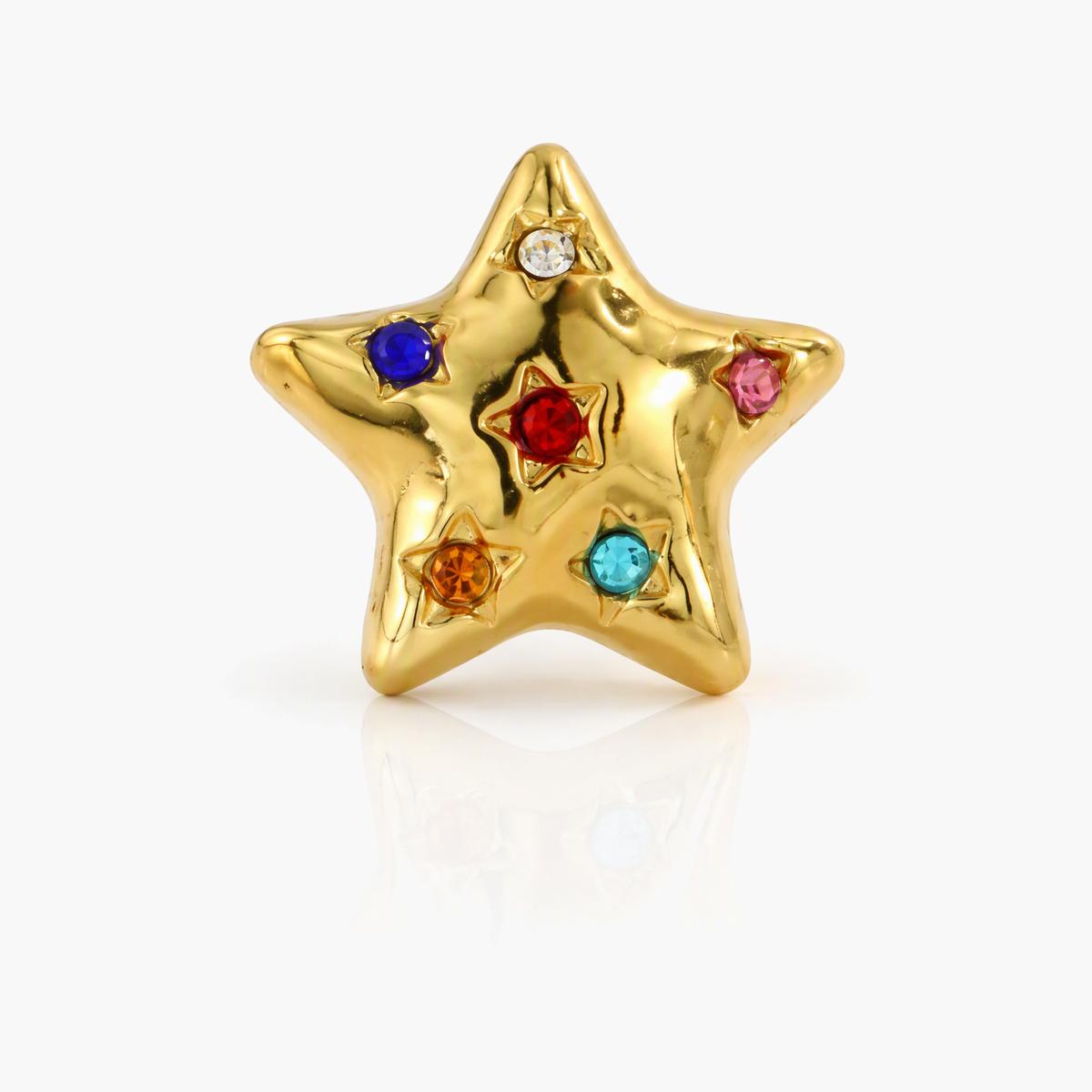 Cute Heart & Star Stud Earrings