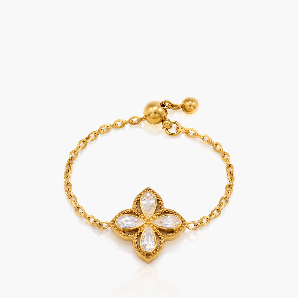Four-Leaf Clover Ring