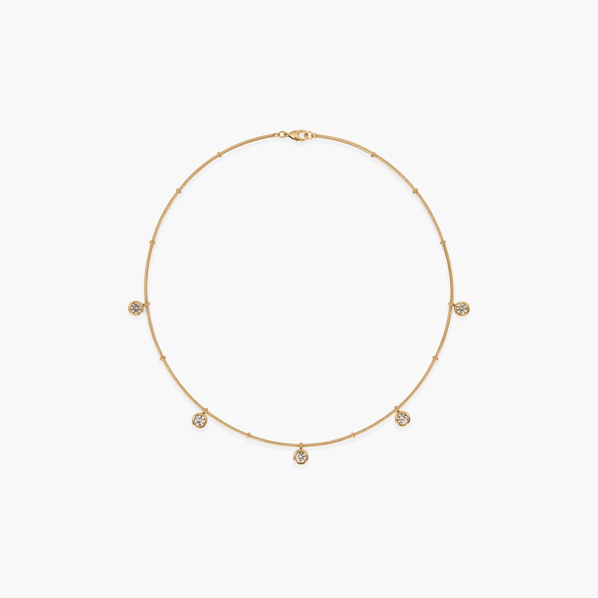 Dainty Butterfly & Teardrop Necklace
