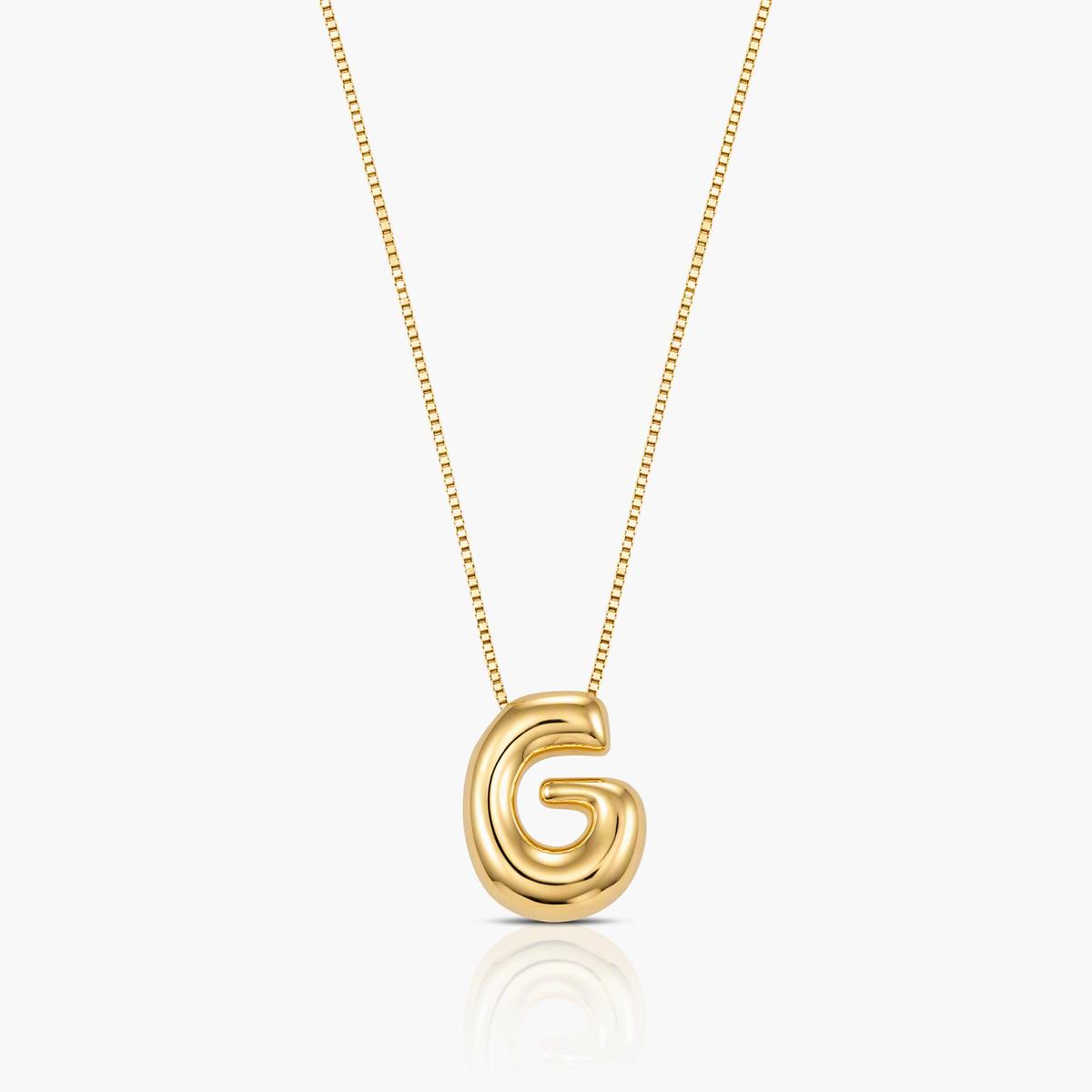 Trendy Initial Letter Pendant Necklace