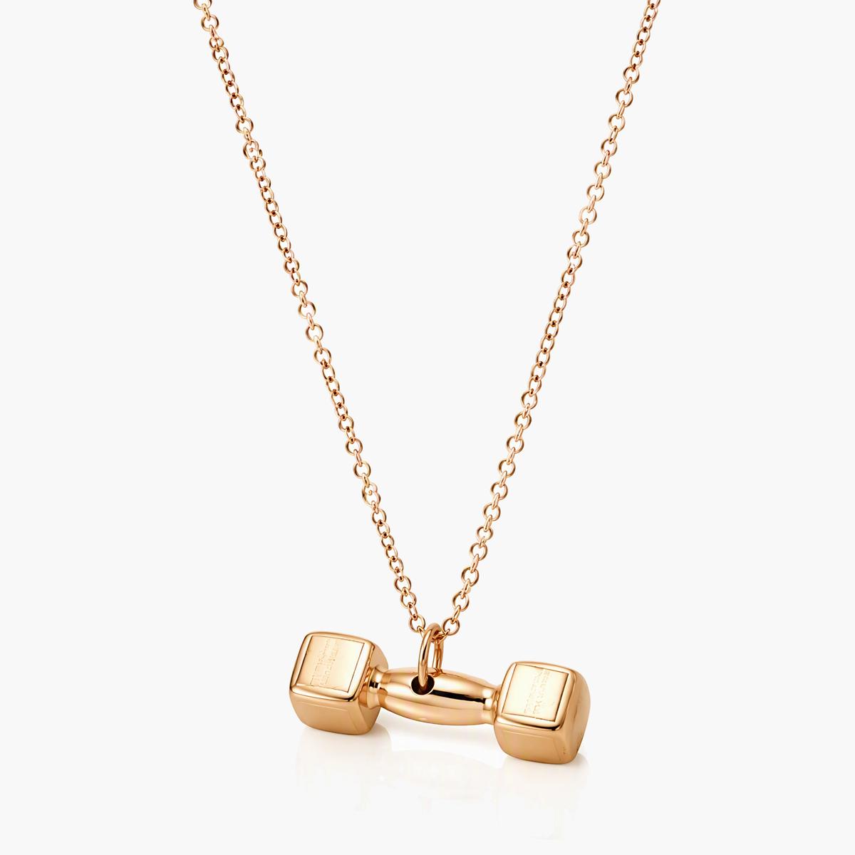 Minimalist Double Cube Pendant Necklace
