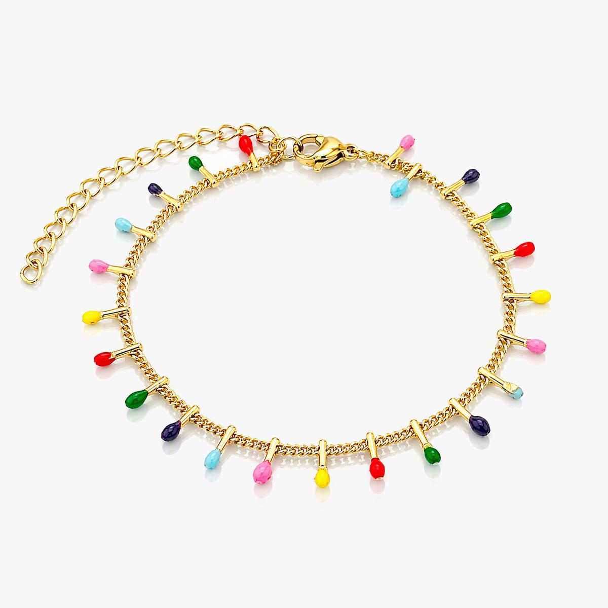 Cute Teardrop Charm Bracelet