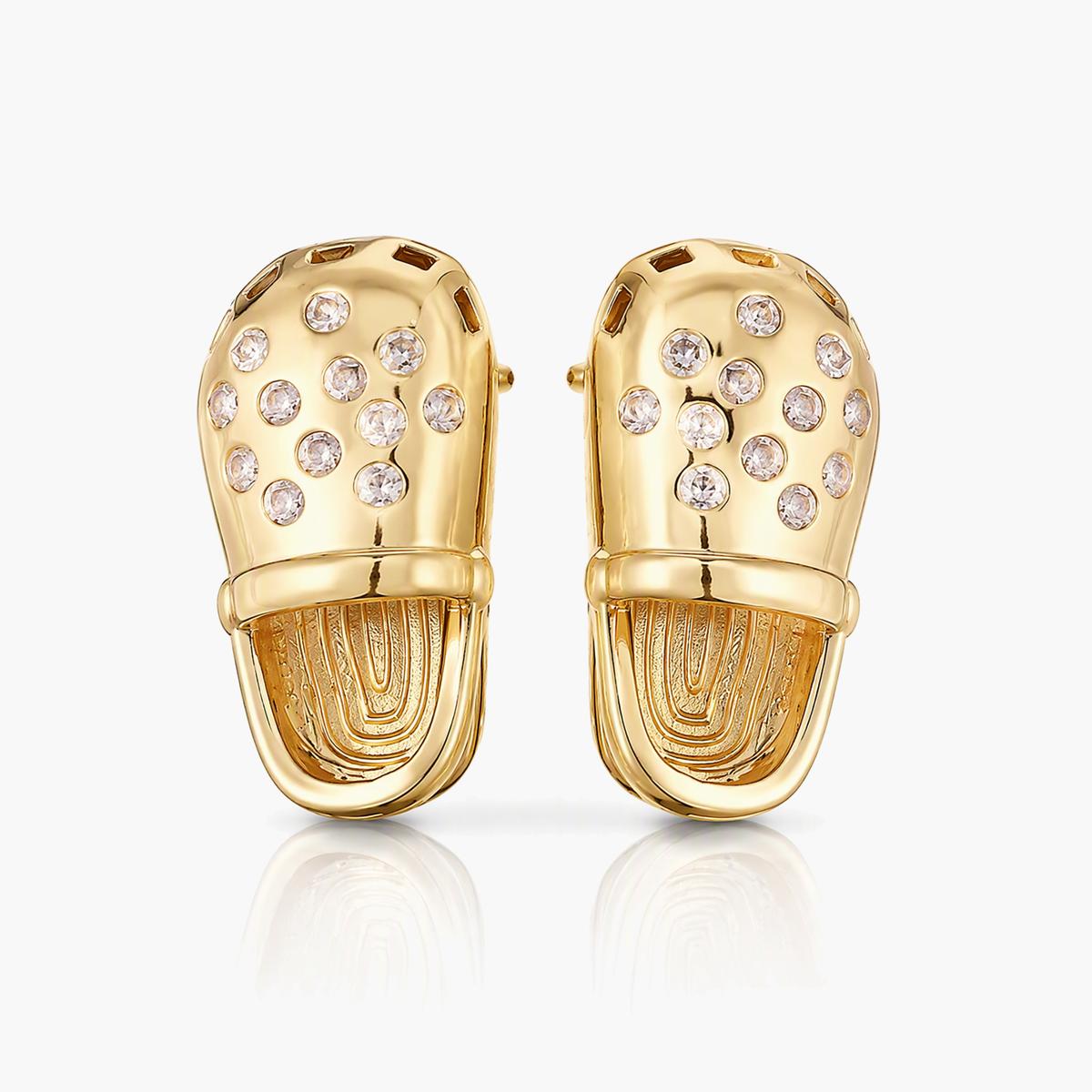 Cute Clog Stud Earrings