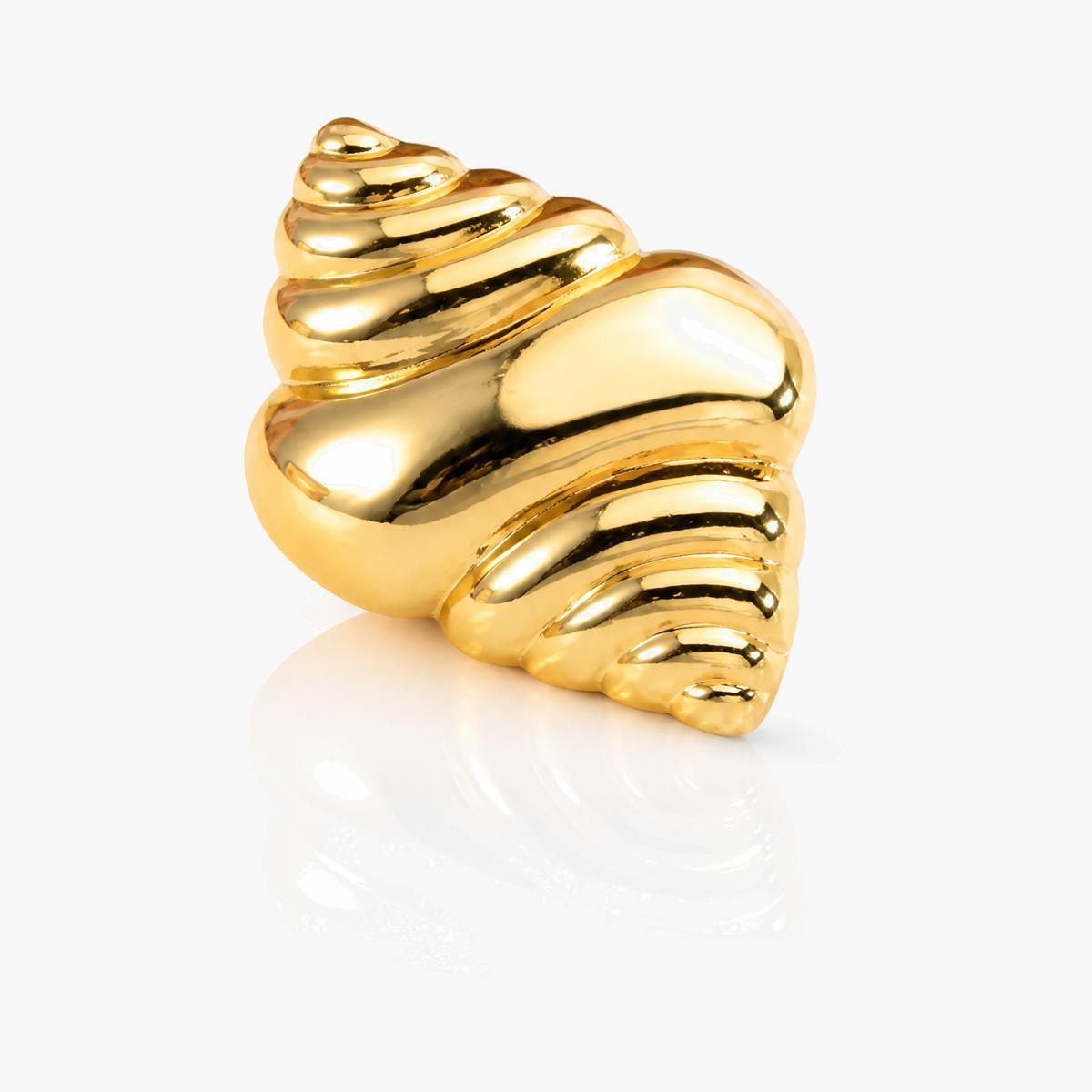 Chunky Twisted Shell Stud Earrings