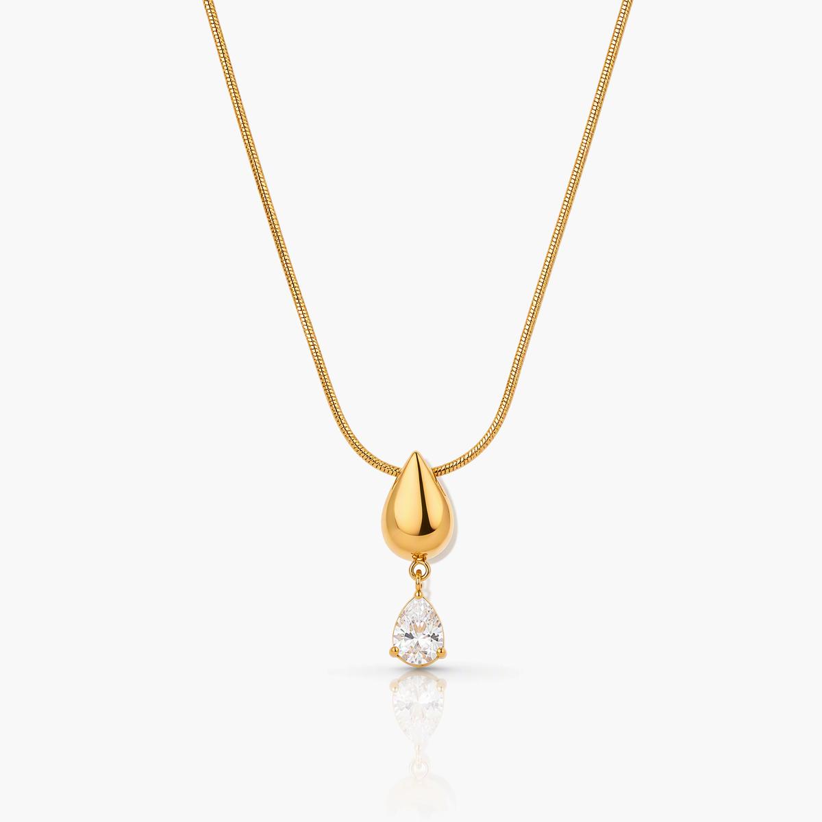 Dainty Teardrop Pendant Necklace
