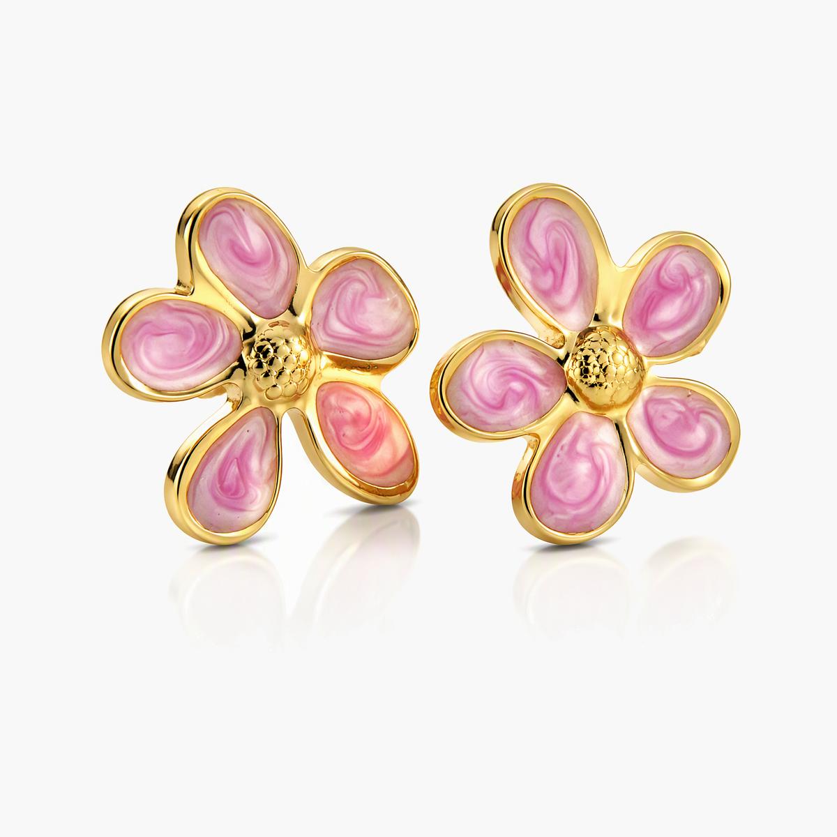 Cute Floral & Butterfly Stud Earrings