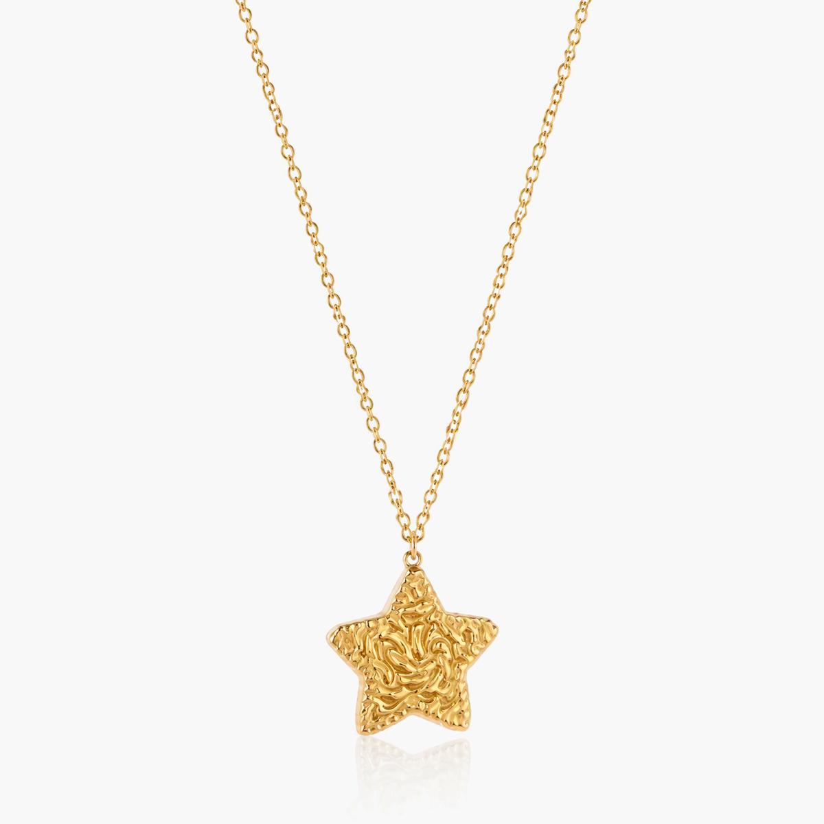 Vintage Star & Coin Charm Necklace