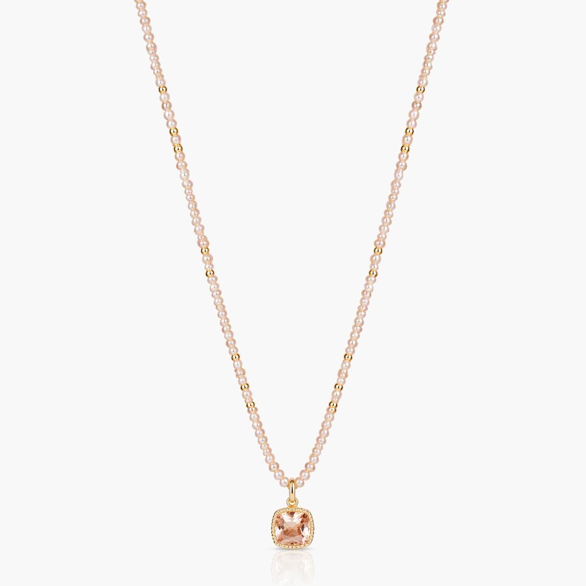 Dainty Square Charm Necklace
