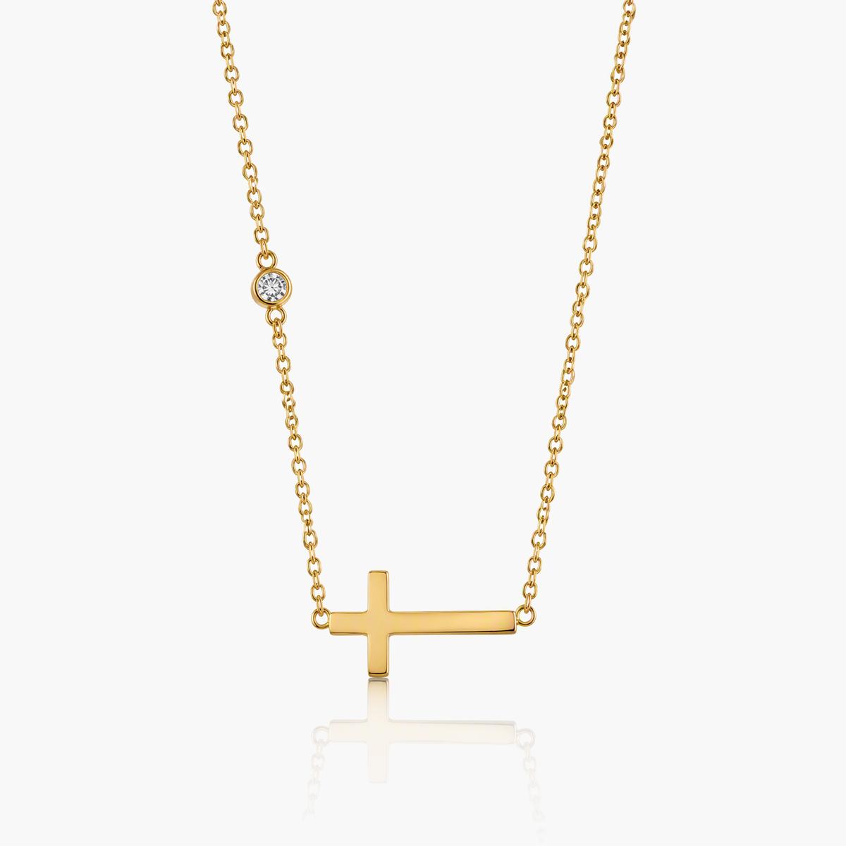 Dainty Cross Pendant Necklace