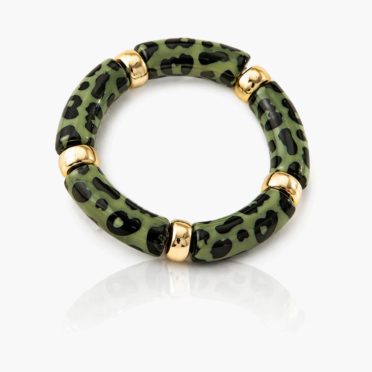 Boho Leopard Print Bangle