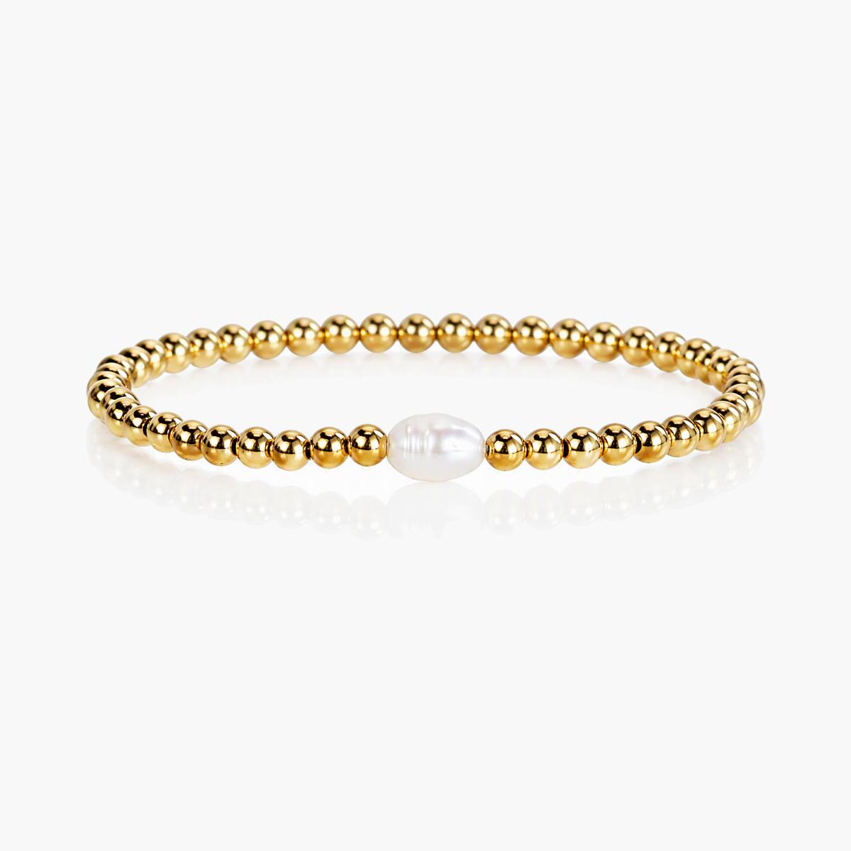 Dainty Pearl Bead Bracelet