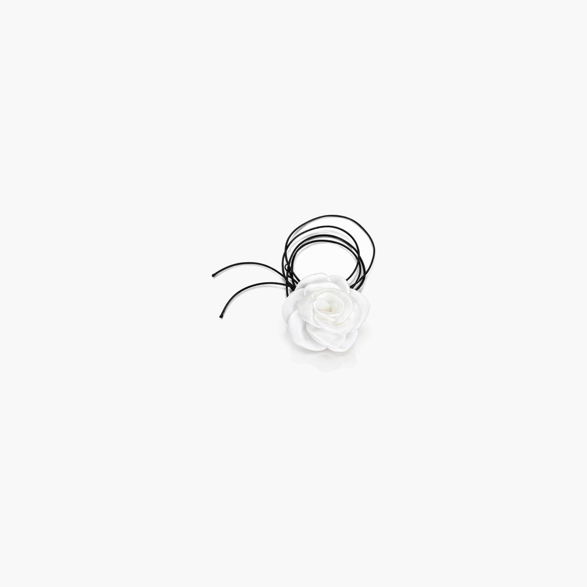 Elegant Rose Flower Hair Tie