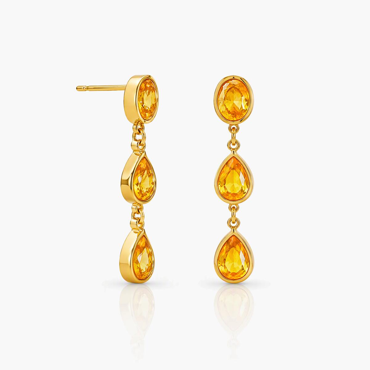 Triple Drop Earrings