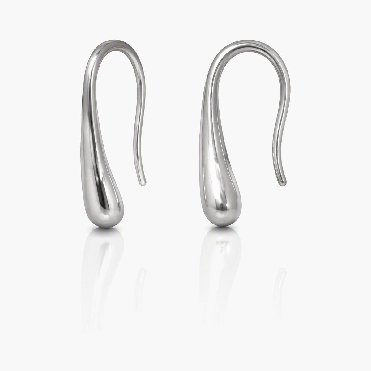 Minimalist Teardrop Hook Earrings