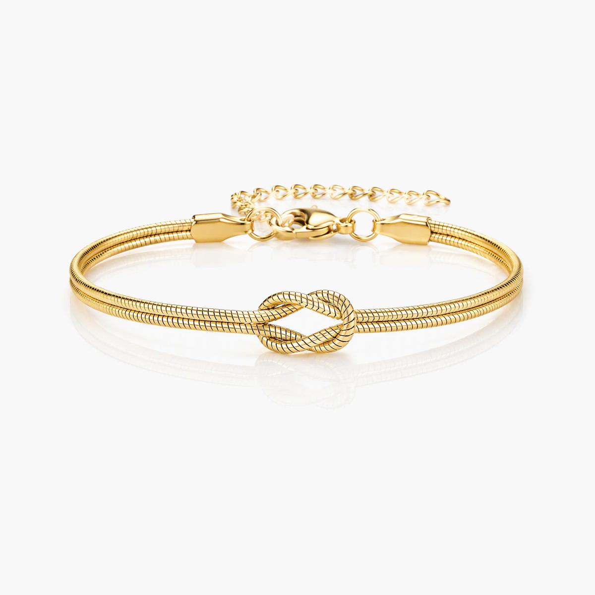 Minimalist Love Knot Bracelet