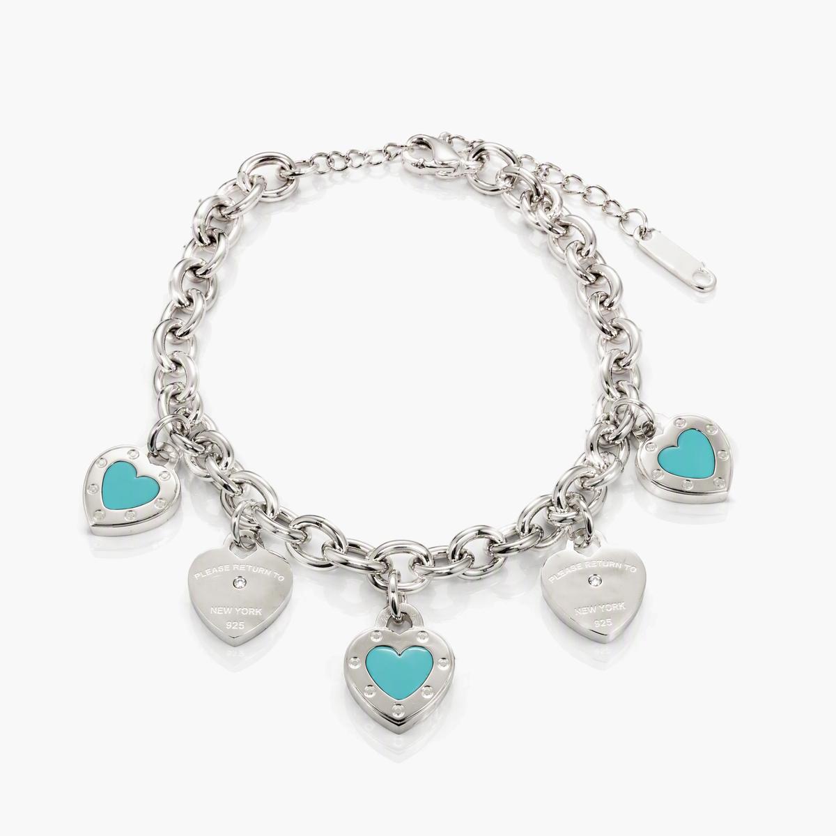 Cute Heart Charm Bracelet