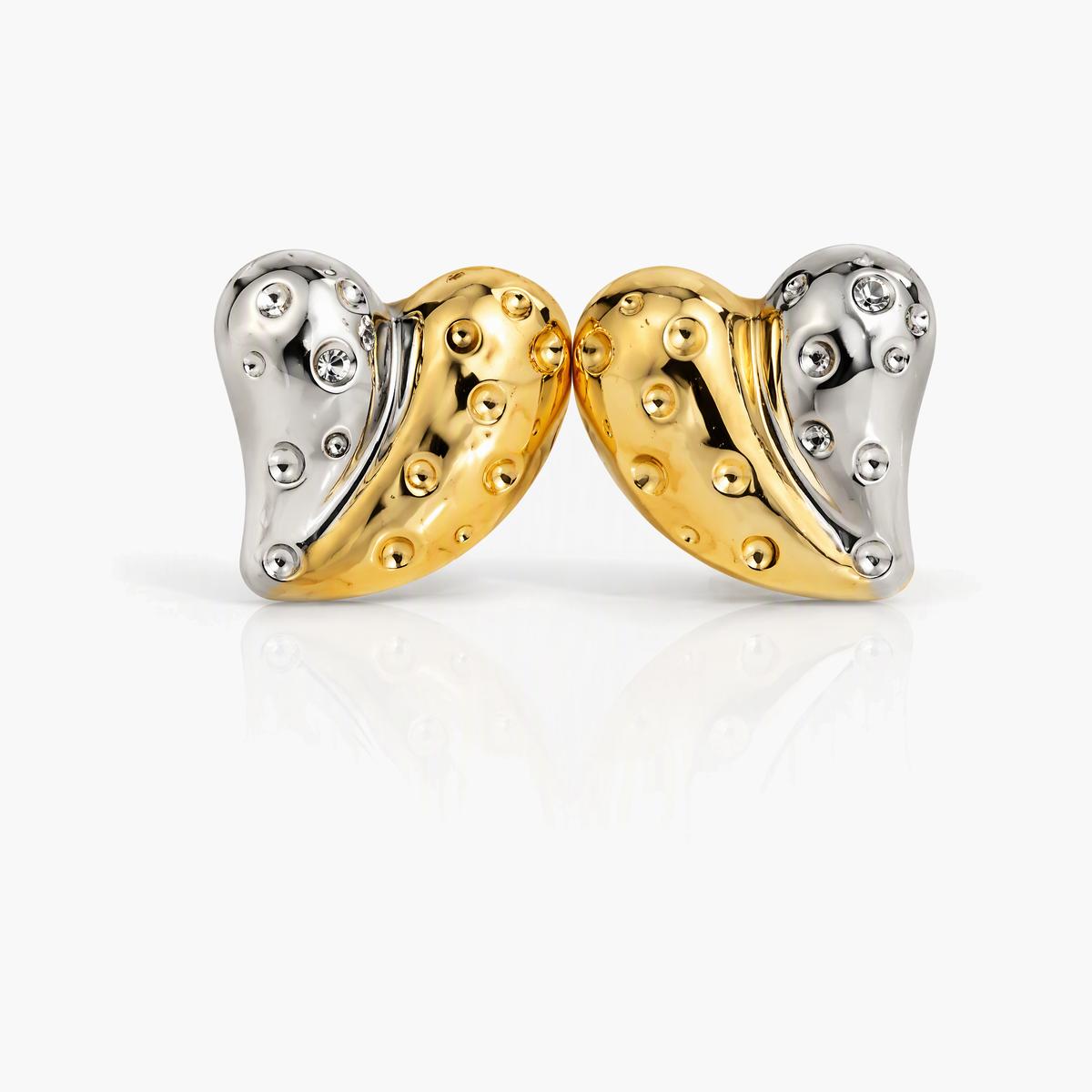 Trendy Mixed Motif Stud Earrings
