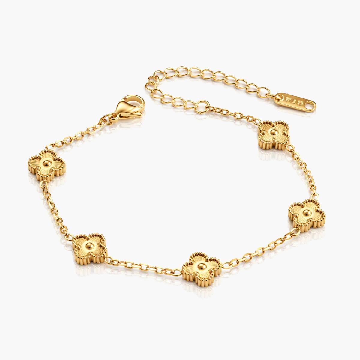 Four-Leaf Clover Bracelet