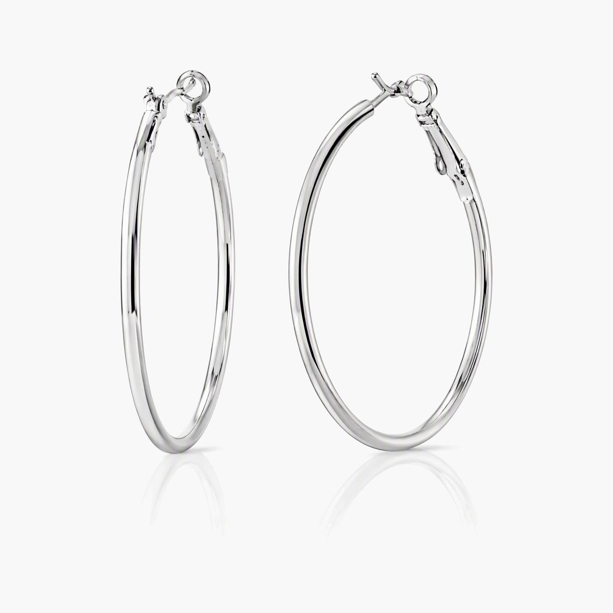 Minimalist Round Hoop Earrings