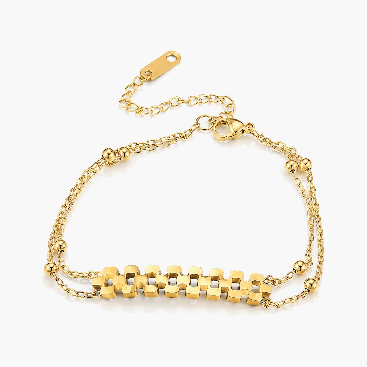 Four-Leaf Clover Charm Bracelet