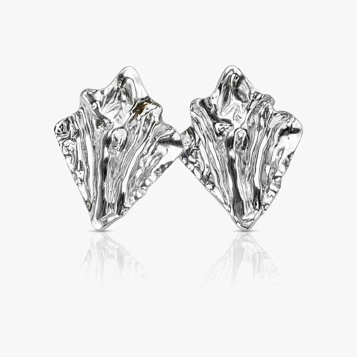 Double Heart Stud Earrings