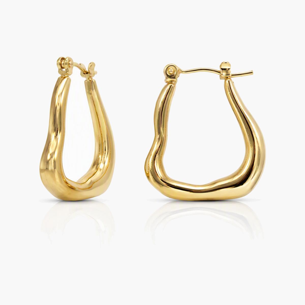 Geometric Hoop Earrings
