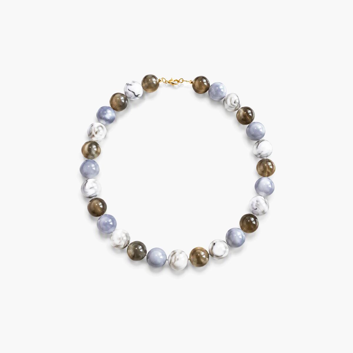 Trendy Round Bead Necklace