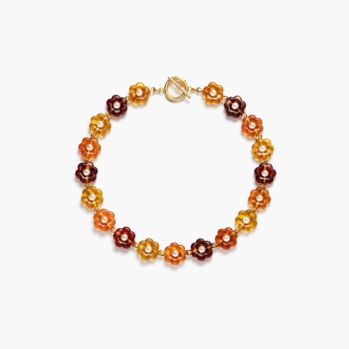 Boho Flower Choker Necklace