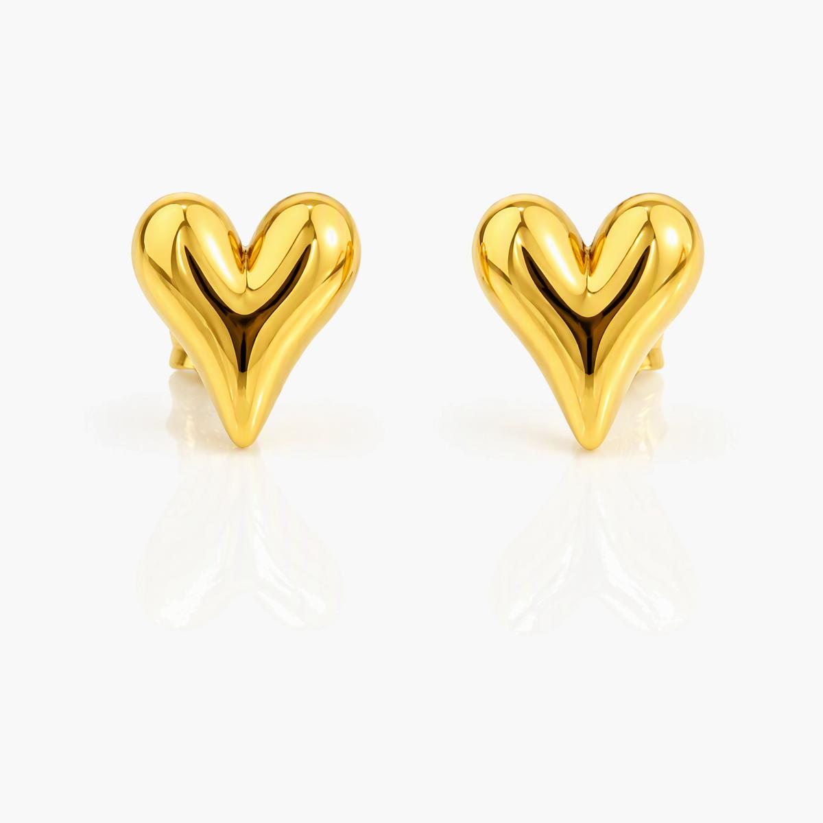 Cute Heart Stud Earrings