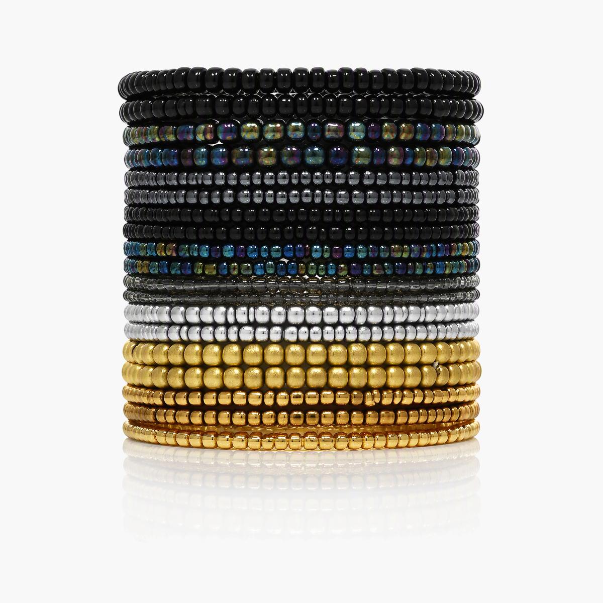 Boho Multi-Row Beaded Bracelet