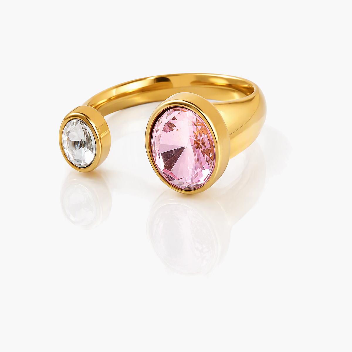 Trendy Mixed Motif Open Ring
