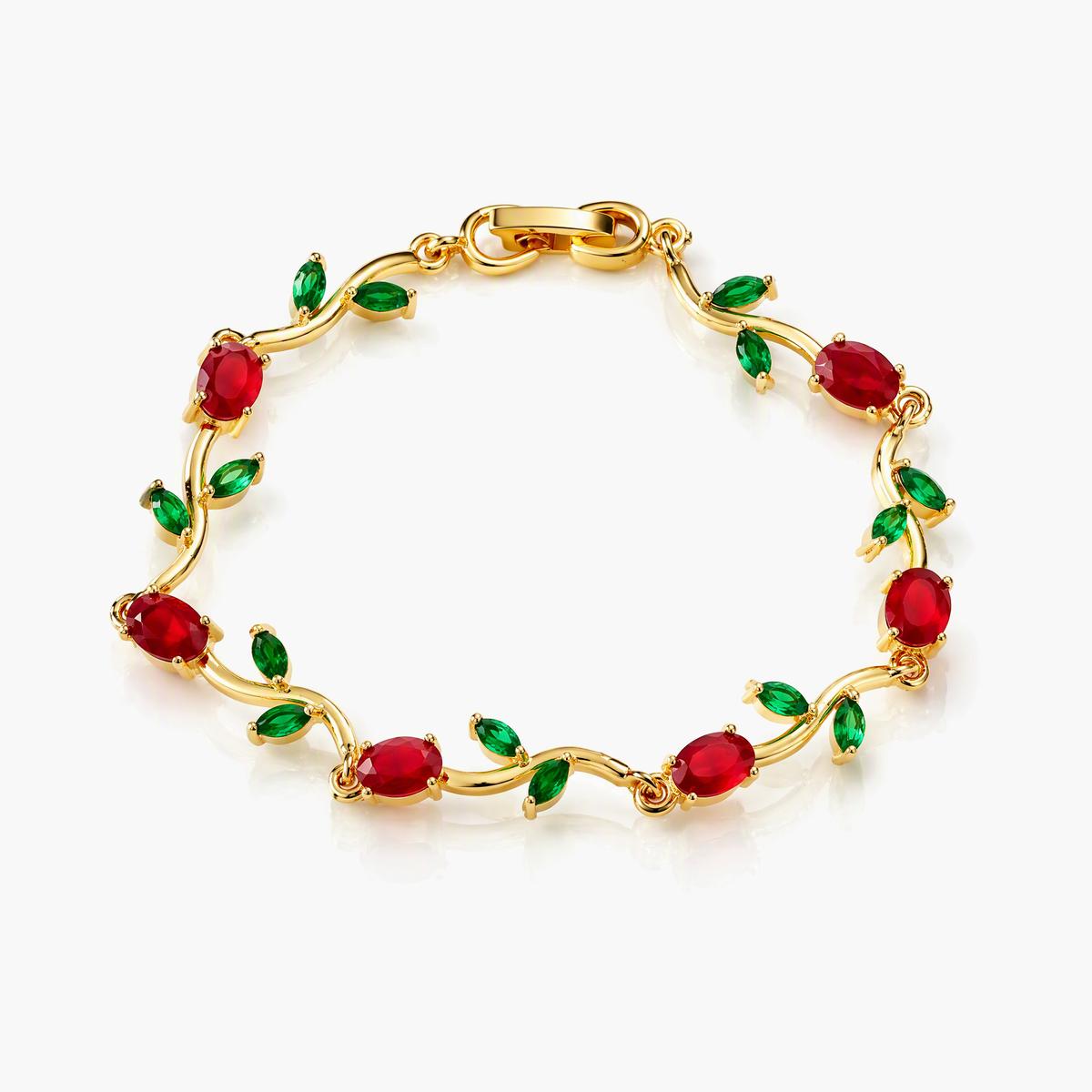 Dainty Leaf Branch Bracelet