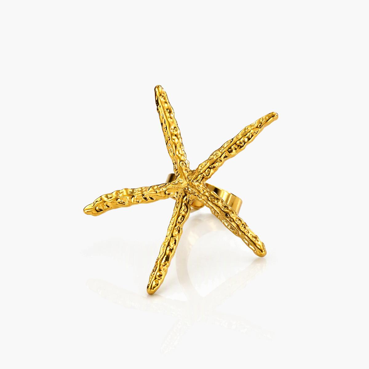 Starfish Open Ring