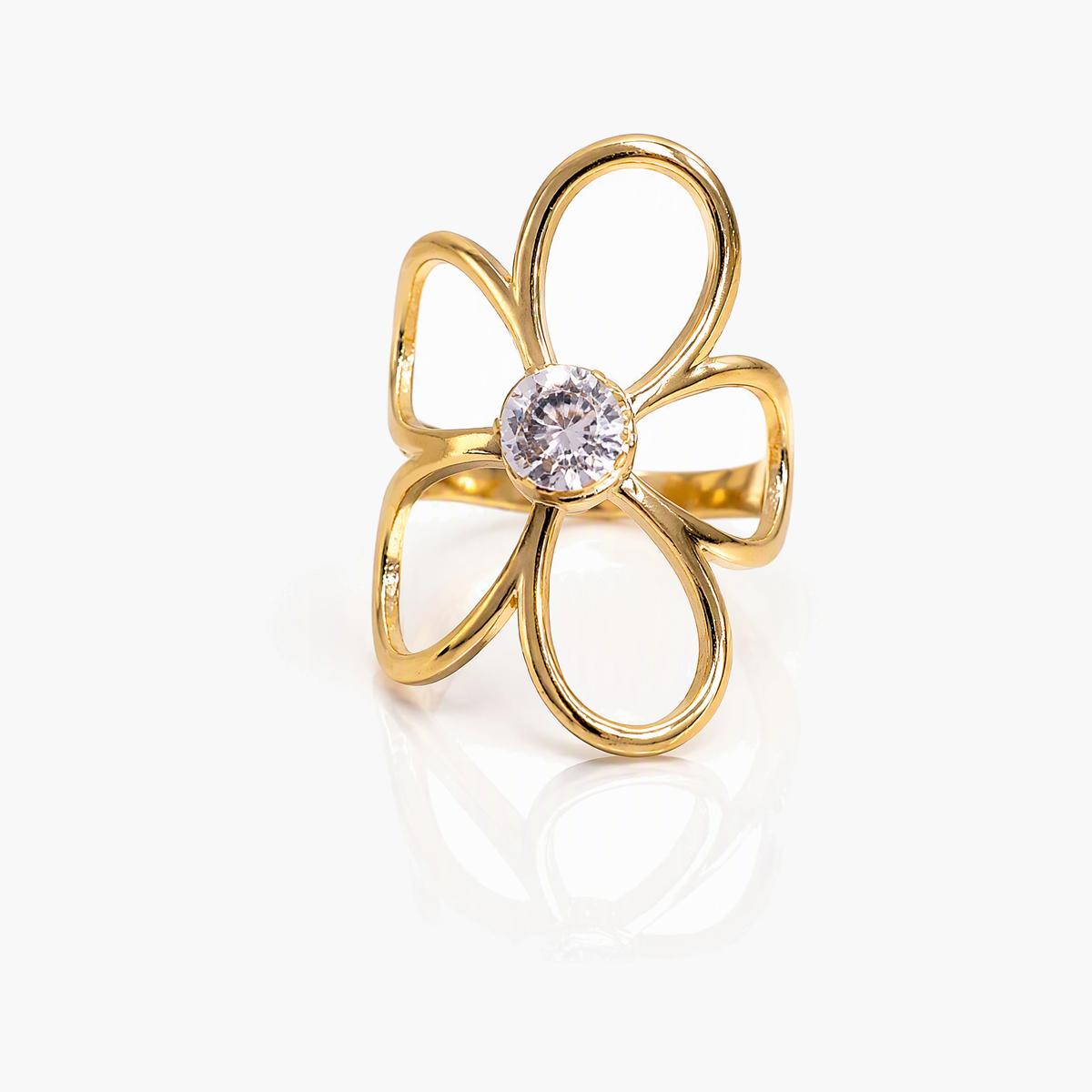 Open Flower Ring