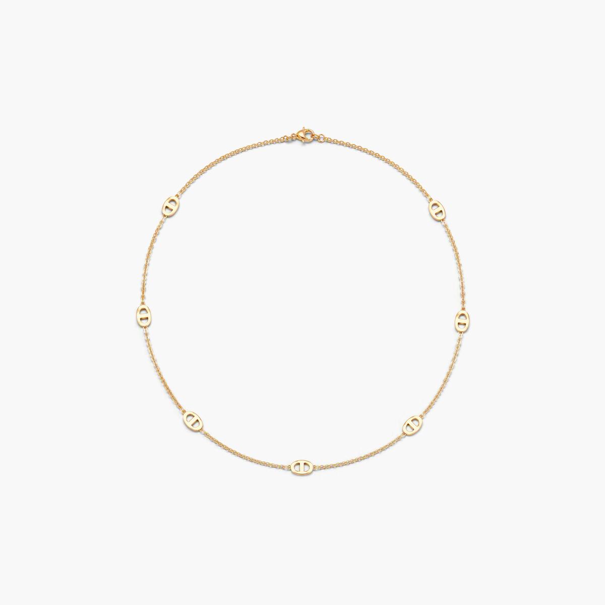 Dainty Oval Link Necklace