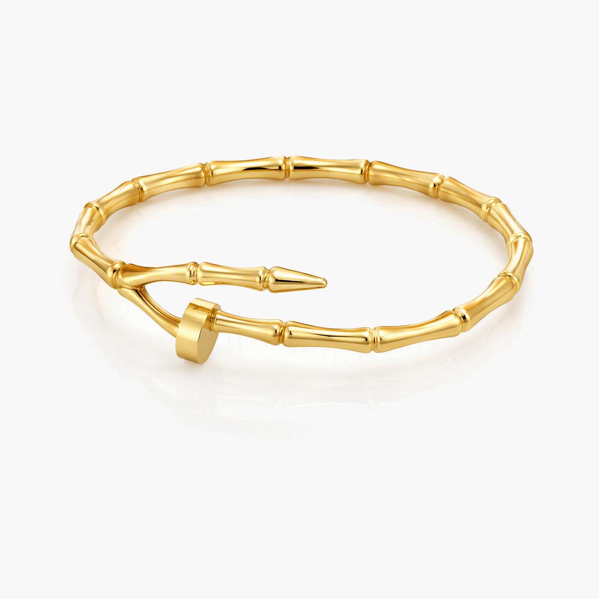 Bamboo Joint Hinged Bangle