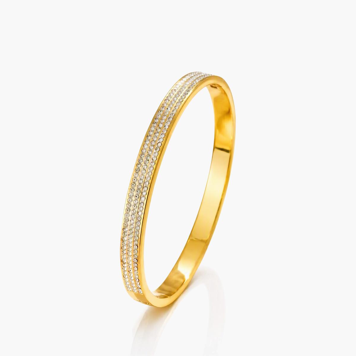 Four-Leaf Clover Bangle