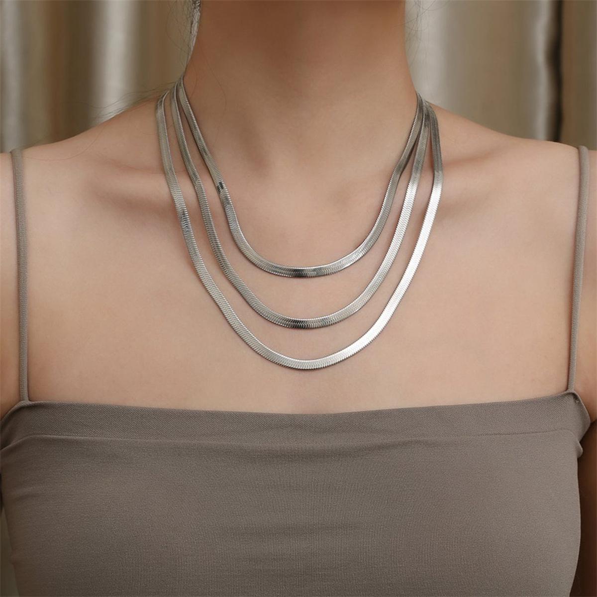 Minimalist Snake Chain Necklace