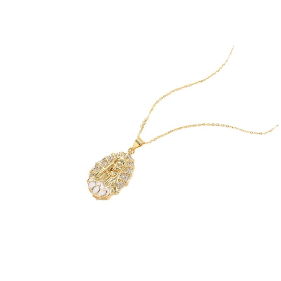 Virgin Mary Pendant Necklace