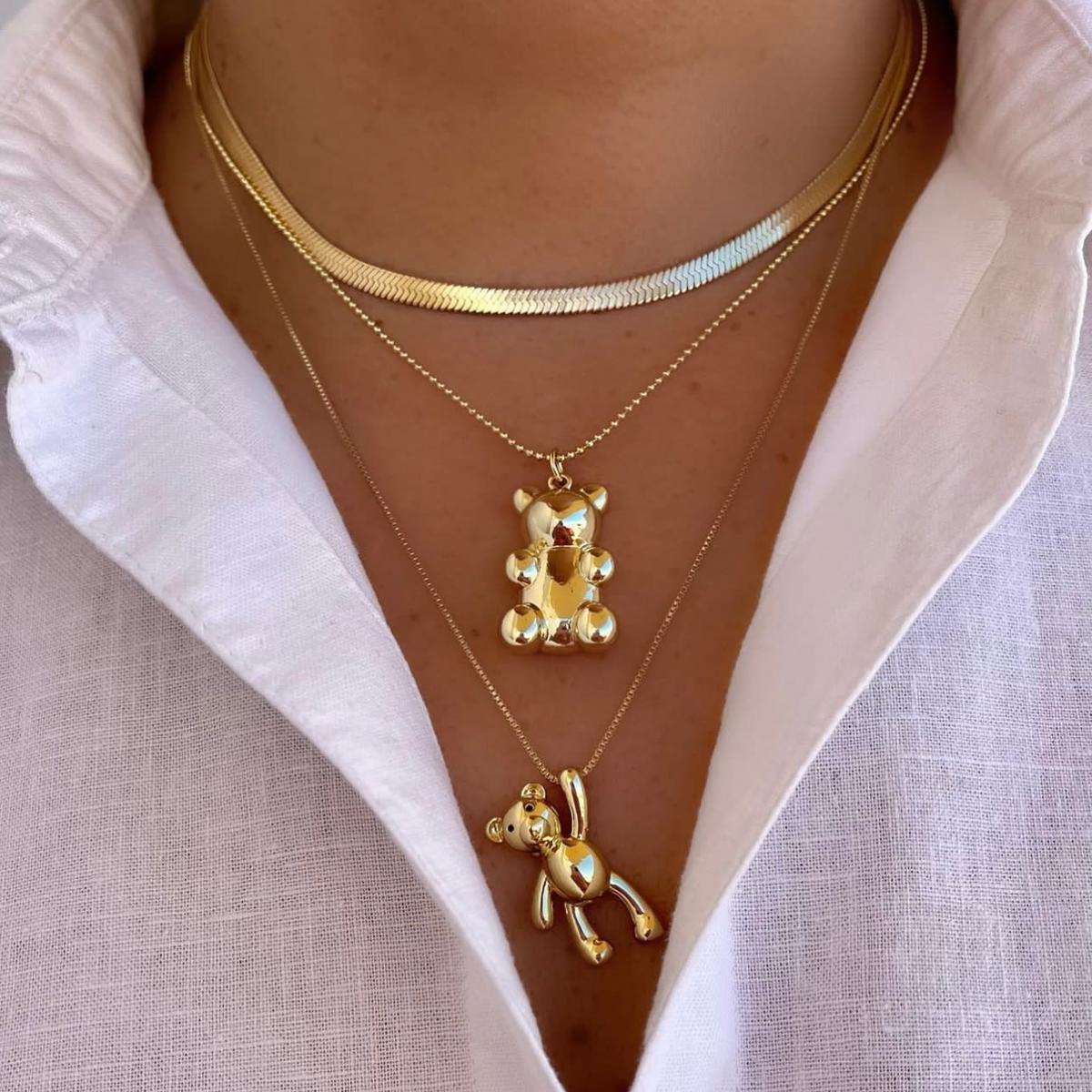 Cute Bear Pendant Necklace